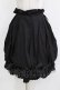 画像1: Ozz oneste / プリーツフリルバルーンスカート  ブラック H-26-03-24-032-OO-SK-KB-ZH (1)