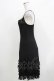 画像2: Ozz oneste / レースフリルインナーキャミワンピース  ブラック H-26-03-24-033-OO-OP-KB-ZH (2)