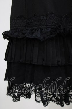 画像4: Ozz oneste / レースフリルインナーキャミワンピース  ブラック H-26-03-24-033-OO-OP-KB-ZH