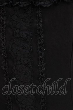 画像5: Ozz oneste / レースフリルインナーキャミワンピース  ブラック H-26-03-24-033-OO-OP-KB-ZH