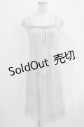 OZZ ANGELO / レース切替キャミワンピース  グレー H-26-03-24-034-OO-OP-KB-ZH