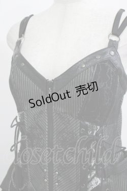 画像4: Ozz oneste / Garden of Fallen Angelビスチェワンピース  ブラック H-26-03-24-036-OO-OP-KB-ZH