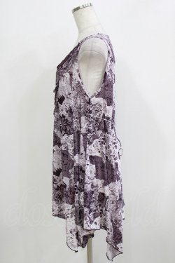 画像2: Rozen Kavalier / レースプリントチュニックトップス  パープル H-26-03-24-037-OO-TO-KB-ZH