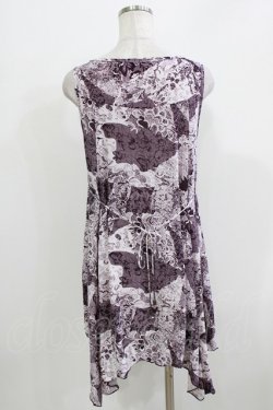 画像3: Rozen Kavalier / レースプリントチュニックトップス  パープル H-26-03-24-037-OO-TO-KB-ZH