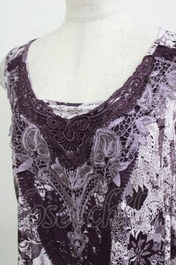 画像5: Rozen Kavalier / レースプリントチュニックトップス  パープル H-26-03-24-037-OO-TO-KB-ZH