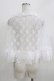 画像3: MARBLE / レースフリルケープ  ホワイト H-26-03-24-038-GO-JA-KB-ZH (3)