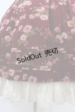 画像5: Victorian maiden / ローズコールレースアップジャンパースカート Free ボルドー H-26-03-24-1025-CL-OP-NS-ZH