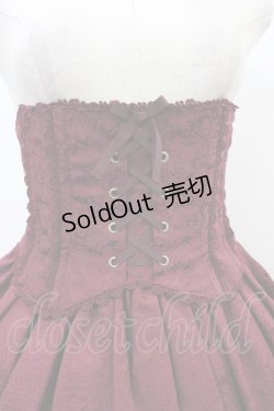 画像4: Innocent World / バロックジャガードコルセットアンサンブル M ボルドー H-26-03-24-1026-IW-SK-NS-ZH