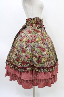 画像3: Victorian maiden / フォレストローズスカート Free グレイベージュ×コーラルレッド Gray Beige x Coral Red H-26-03-24-1027-CL-SK-NS-ZH