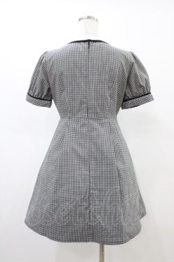 画像2: evelyn / ギンガムリボンワンピース Free ブラック H-26-03-24-1032-LO-OP-NS-ZH