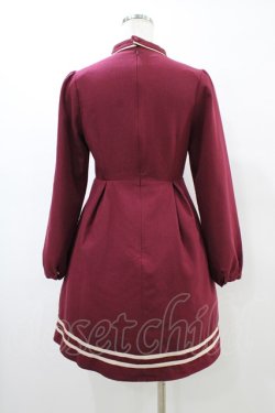 画像2: an another angelus / カメオ付きワンピース Free Bordeaux H-26-03-24-1033-CA-OP-NS-ZH