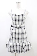 titty&Co. / チェックワンピース Free オフ/ブラック H-26-03-24-1037-LO-OP-NS-ZH
