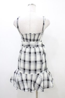 画像2: titty&Co. / チェックワンピース Free オフ/ブラック H-26-03-24-1037-LO-OP-NS-ZH