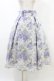 画像1: an another angelus / ダブル釦水彩フラワー柄タックスカート Free light blue H-26-03-24-1038-CA-SK-NS-ZH (1)