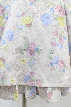 画像3: axes femme kawaii / クラシックブーケ柄スカート M 生成り H-26-03-24-1041-AX-SK-NS-ZH