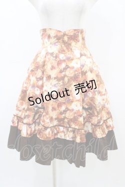 画像1: Victorian maiden / Victorian Queenギャザースカラップスカート Free コーラル H-26-03-24-1042-CL-SK-NS-ZH