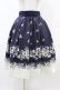 画像1: axes femme / 花柄×ドットスカート M ネイビー H-26-03-24-1044-AX-SK-NS-ZH (1)