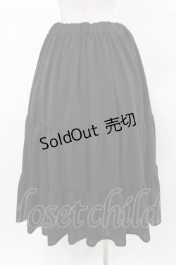 画像2: Physical Drop / 3段ティアードスカート Free ブラック H-26-03-24-1046-LO-SK-NS-ZH