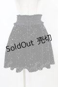 Secret Honey / ベロアスカート Free ブラック/シルバー H-26-03-24-1047-CA-SK-NS-ZH