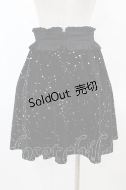 画像2: Secret Honey / ベロアスカート Free ブラック/シルバー H-26-03-24-1047-CA-SK-NS-ZH