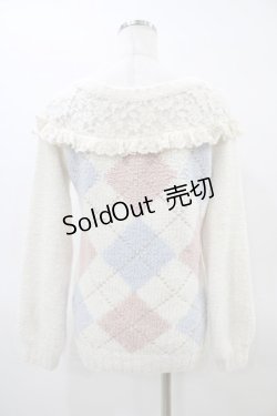 画像2: LIZ LISA / レース&アーガイルボアトップス Free オフ H-26-03-24-1056-LO-TO-NS-ZH