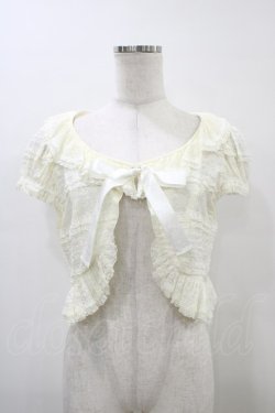 画像1: Victorian maiden / エレガントレースリボンボレロ Free アイボリー H-26-03-24-1058-CL-TO-NS-ZH