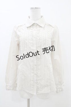 画像1: axes femme / ストライプブラウス M 生成り H-26-03-24-1059-AX-BL-NS-ZH