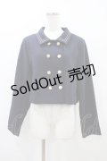 Fi.n.t / チェーンステッチ使いダブル釦ショートジャケット Free NAVY H-26-03-24-1064-CA-JA-NS-ZH