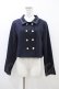 画像1: Fi.n.t / チェーンステッチ使いダブル釦ショートジャケット Free NAVY H-26-03-24-1064-CA-JA-NS-ZH (1)