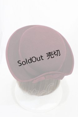 画像2: Victorian maiden / エレガントリボンキャノチェ  ボルドー H-26-03-24-1010-CL-AC-NS-ZH