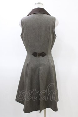 画像2: Innocent World / ローザプリーツテッドジャンパースカート M ショコラ H-26-03-24-1018-IW-OP-NS-ZH