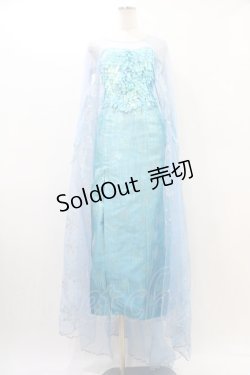 画像1: Secret Honey / Snow Queen Dress (Frozen Elsa ver.) Free ブルー H-26-03-24-1020-CA-OP-NS-ZH