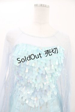 画像4: Secret Honey / Snow Queen Dress (Frozen Elsa ver.) Free ブルー H-26-03-24-1020-CA-OP-NS-ZH