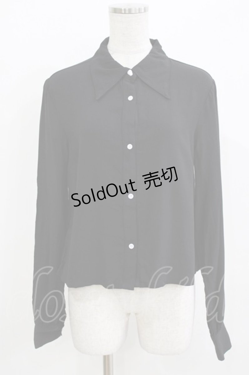 画像1: KILL STAR / TWILIGHT TERROR SHIRT S ブラック H-26-03-24-047-SL-BL-KB-ZH (1)