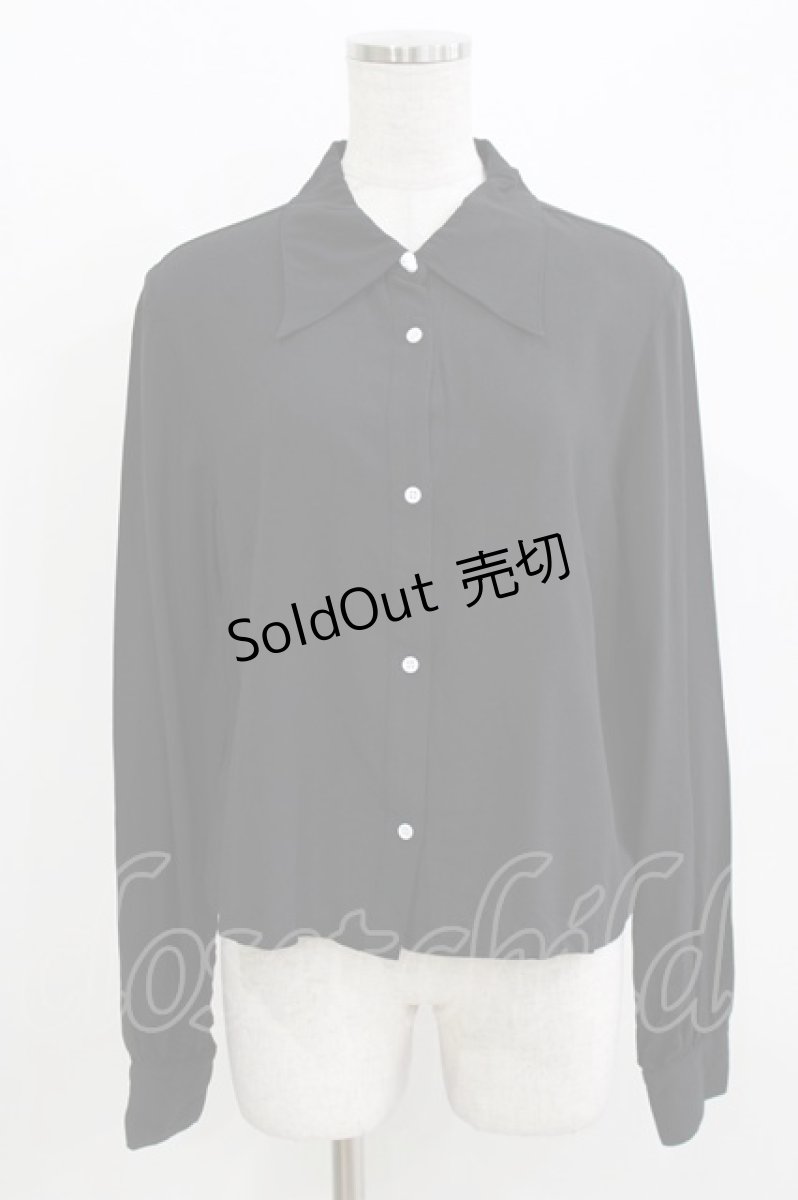 画像1: KILL STAR / TWILIGHT TERROR SHIRT M ブラック H-26-03-24-051-SL-BL-KB-ZH (1)
