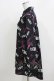 画像2: NieR Clothing / 総柄長袖シャツ  黒×紫 H-26-03-24-052-PU-BL-KB-ZH (2)