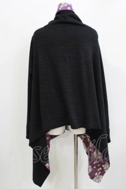 画像3: gouk / 和柄切替カーディガン  ブラック H-26-03-24-054-GO-TO-KB-ZH