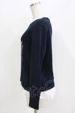 画像2: Jane Marple / Our courageスウェット  ネイビー H-26-03-24-057-JM-TO-KB-ZH