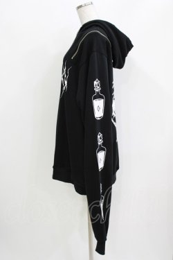 画像2: REFLEM / poisonボトルプリントパーカー FREE 黒 H-26-03-24-058-PU-TO-AK-ZH