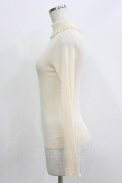 画像2: Leur Getter / パール付タートルニット  アイボリー H-26-03-24-062-LU-TO-KB-ZH