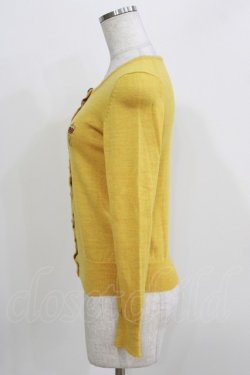 画像2: Jane Marple / エンブロイダリーカーディガン  マスタード H-26-03-24-064-JM-TO-KB-ZH