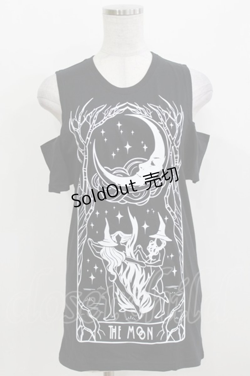 画像1: Restyle / WITCHES CHANT cold shoulder tops XS ブラック H-26-03-24-069-GO-TO-KB-ZH (1)