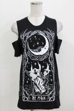 画像1: Restyle / WITCHES CHANT cold shoulder tops XS ブラック H-26-03-24-069-GO-TO-KB-ZH (1)
