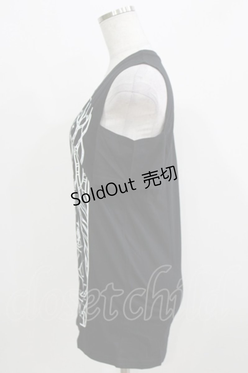 画像2: Restyle / WITCHES CHANT cold shoulder tops XS ブラック H-26-03-24-069-GO-TO-KB-ZH (2)