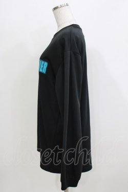 画像2: NieR Clothing / プリントLONG CUTSEW  黒×青 H-26-03-24-071-PU-TO-KB-ZH