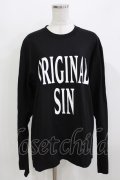 MORPH8NE / ORIGINAL SIN SWEAT SHIRT  ブラック H-26-03-24-072-PU-TO-KB-ZH
