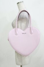 画像1: MILK / ハートBAG  ピンク H-26-03-24-075-ML-BG-KB-ZH (1)