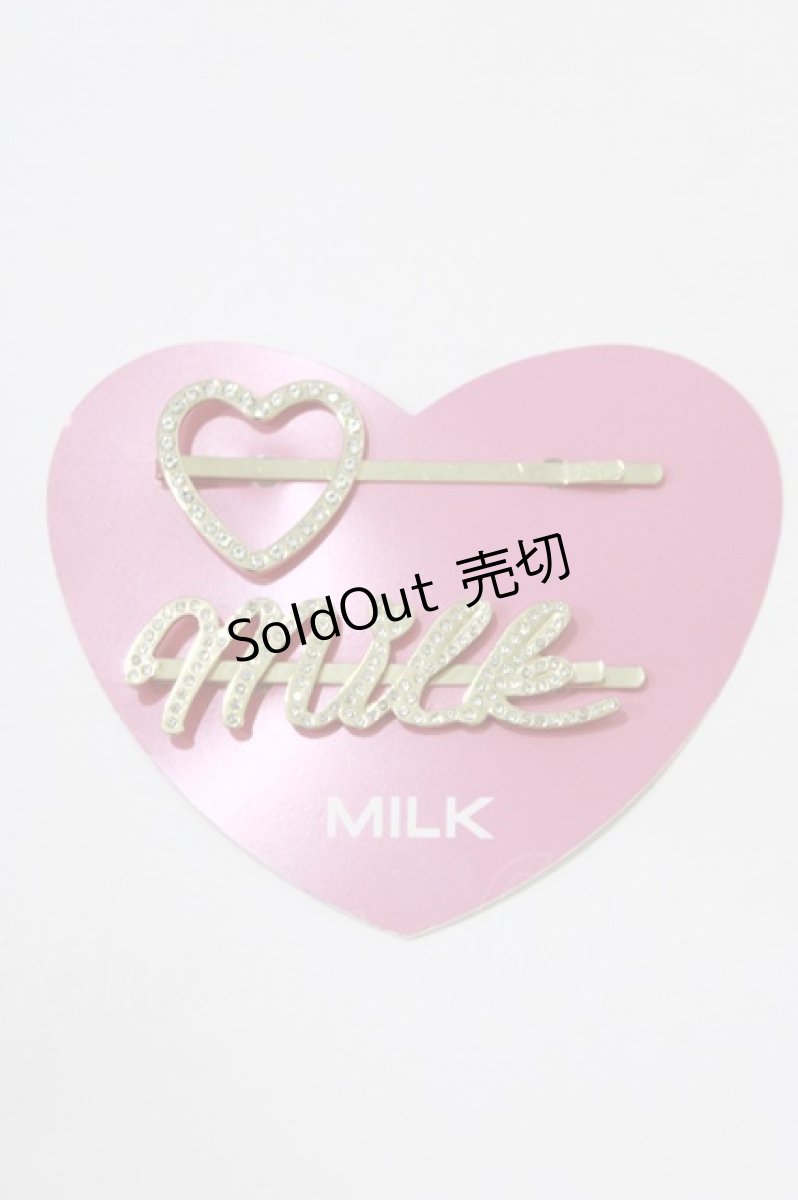 画像1: MILK / ツインヘアーピン  ゴールド H-26-03-24-077-ML-AC-AK-ZH (1)