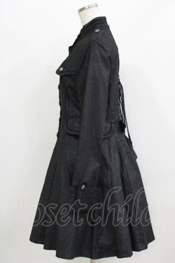 画像2: Ozz oneste / スタンドカラーロングジャケット  ブラック H-26-03-24-009-OO-JA-KB-ZH