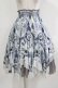 画像1: Ozz oneste / リバーシブルスカート  プリント×レースフリルグレー H-26-03-24-010-OO-SK-KB-ZH (1)